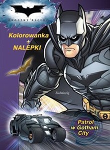 Bild von Patrol w Gotham City mroczny rycerz kolorowanka i nalepki