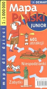Bild von Mapa Polski Junior 1:1 000 000  mapa dla dzieci