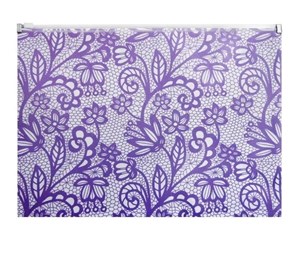 Obrazek Teczka A5 fioletowe kwiaty