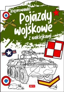 Bild von Pojazdy wojskowe. Kolorowanka z naklejkami