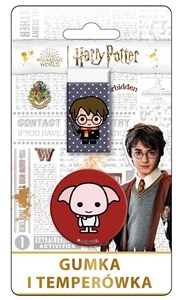 Obrazek Zestaw gumka + temperówka na blistrze Harry Potter