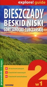 Bild von Bieszczady Beskid Niski Góry Sanocko-Turczańskie 2w1 Przewodnik+mapa