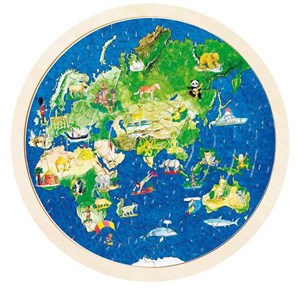 Obrazek Puzzle Mapa świata