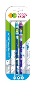 Bild von Długopis wymazywalny Space 2 0,5mm 2szt niebieski