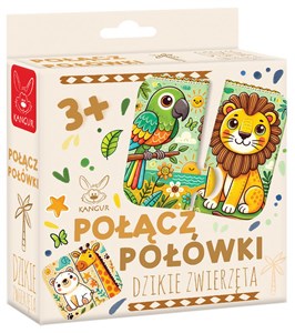 Obrazek Połącz Połówki Dzikie Zwierzęta