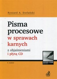 Bild von Pisma procesowe w sprawach karnych z objaśnieniami i płytą CD