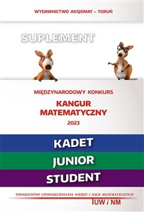 Obrazek Matematyka z wesołym kangurem - Suplement 2023 (Kadet/Junior/Student)