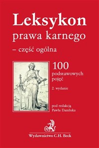 Obrazek Leksykon prawa karnego część ogólna 100 podstawowych pojęć