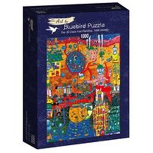 Bild von Puzzle 1000 Trzydzieści dni malowania, Hunderwasser, 1996