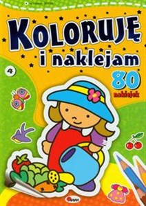 Obrazek Koloruję i naklejam 4 80 naklejek