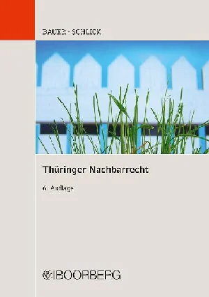 Obrazek BAUER, H: THÜRINGER NACHBARRECHT