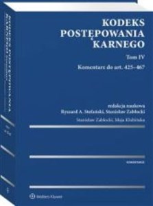 Bild von Kodeks postępowania karnego Tom 4 Komentarz do art. 425-467