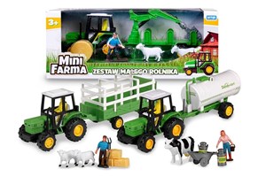 Obrazek Mini Farma Traktor z przyczepą