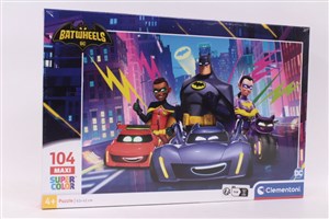 Obrazek Puzzle 104 Maxi Super Kolor Batwheels 25761