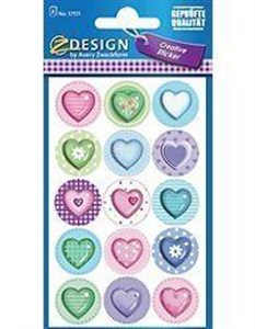 Bild von Naklejki papierowe - pastelowe serca