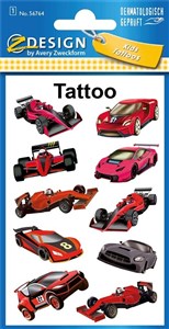 Obrazek Tatuaże - Samochody wyścigowe