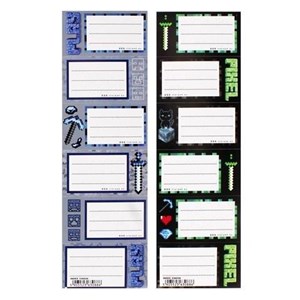 Bild von Naklejki na zeszyt Pixel Game (25szt)