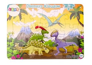 Bild von Puzzle dinozaury plansza 16el