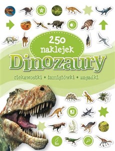 Bild von Dinozaury 250 naklejek ciekawostki, łamigłówki, zagadki