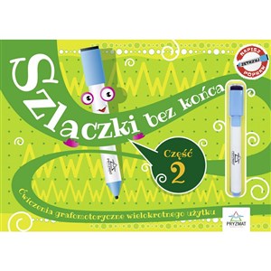 Bild von Szlaczki bez końca Część 2 Ćwiczenia grafomotoryczne wielokrotnego użytku.