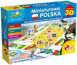 Obrazek Miniaturowa Polska z kartami 3D