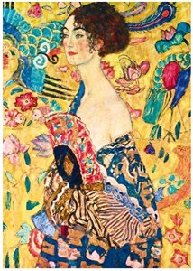 Obrazek Puzzle 1000 Kobieta z wachlarzem Klimt, 1918
