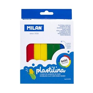 Obrazek Plastelina Basic 4 kolory MILAN