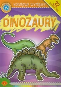 Obrazek Kolorowe Wyprawy Dinozaury 32 naklejki