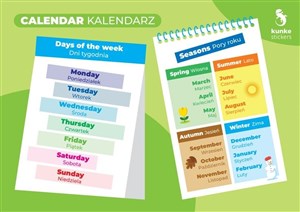 Bild von Fiszki do języka angielskiego - Kalendarz 3szt