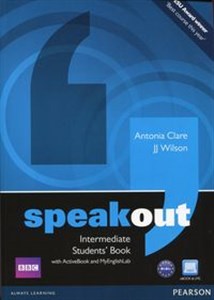 Obrazek Speakout Intermediate Student's Book + DVD with ActiveBook and MyEnglishLab