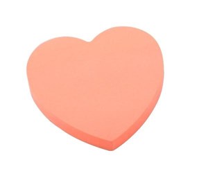 Obrazek Notes samoprzylepny Kształty Serce D.RECT