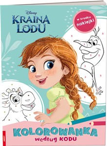 Obrazek Kraina Lodu Kolorowanka według kodu