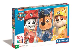 Bild von Puzzle 104 Super Kolor Paw Patrol 25769