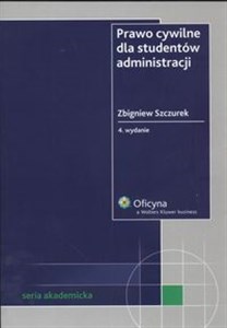 Obrazek Prawo cywilne dla studentów administracji Stan prawny: 31.03.2008 r.