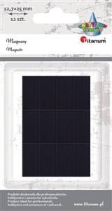 Bild von Magnesy samoprzylene prostokątne 12,7x25mm 12szt
