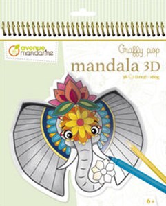 Bild von Kolorowanka Graffy Pop Mandala 3D Zwierzeta sawanny