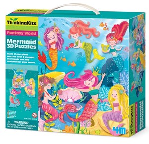 Obrazek Puzzle 3D - Syrenka 4M