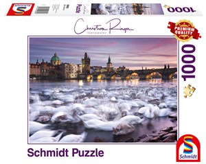 Bild von Puzzle 1000 PQ Praskie łabędzie C. Ringer 109411