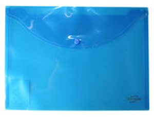 Bild von Teczka kopertowa A4 Niebieska transparentna