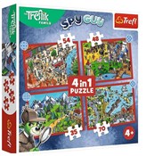 Zeige Details für Puzzle 4w1 - Podróże Treflików Polska książka : Puzzle 4w1...