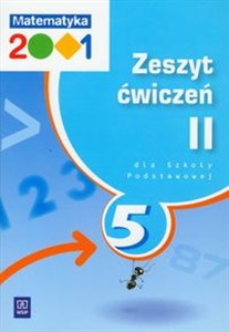 Obrazek Matematyka 2001 5 Zeszyt ćwiczeń Część 2 szkoła podstawowa