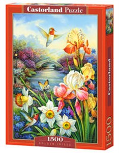 Obrazek Puzzle 1500 Golden Irises C-151509