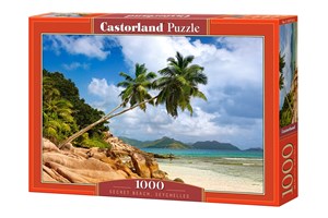 Obrazek Puzzle 1000 Secret Beach, Seychelles C-103713