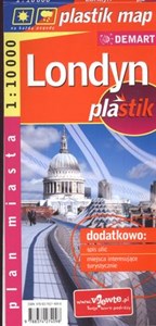 Obrazek Londyn plan miasta 1:10000 mapa laminowana