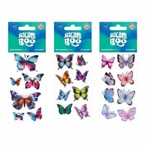 Bild von Naklejki Sticker BOO Motyle mix