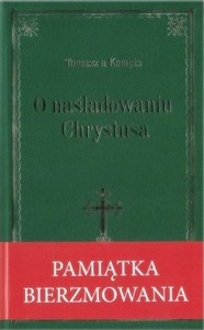 Obrazek O naśladowniu Chrystusa- Zielona oprawa bierzm.