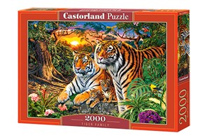 Obrazek Puzzle Tiger Family 2000