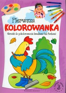 Bild von Pierwsza kolorowanka 3 Obrazki do pokolorowania kredkami lub farbami