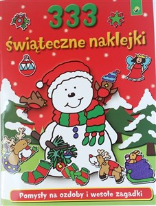 Bild von 333 świąteczne naklejki czerwone Pomysły na ozdoby i wesołe zagadki