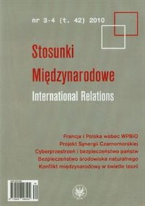 Bild von Stosunki Międzynarodowe 3-4/2010 International Relations